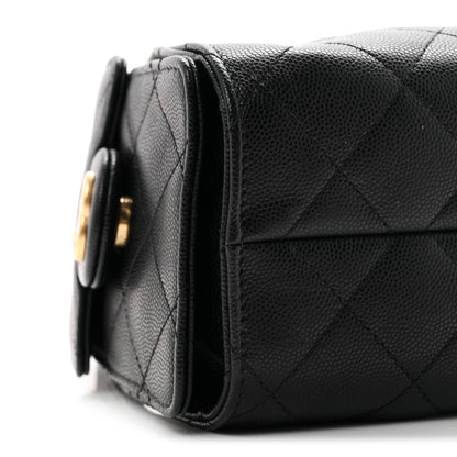Chanel Caviar Quilted Mini Chanel 25 Handbag Black 9 of 11