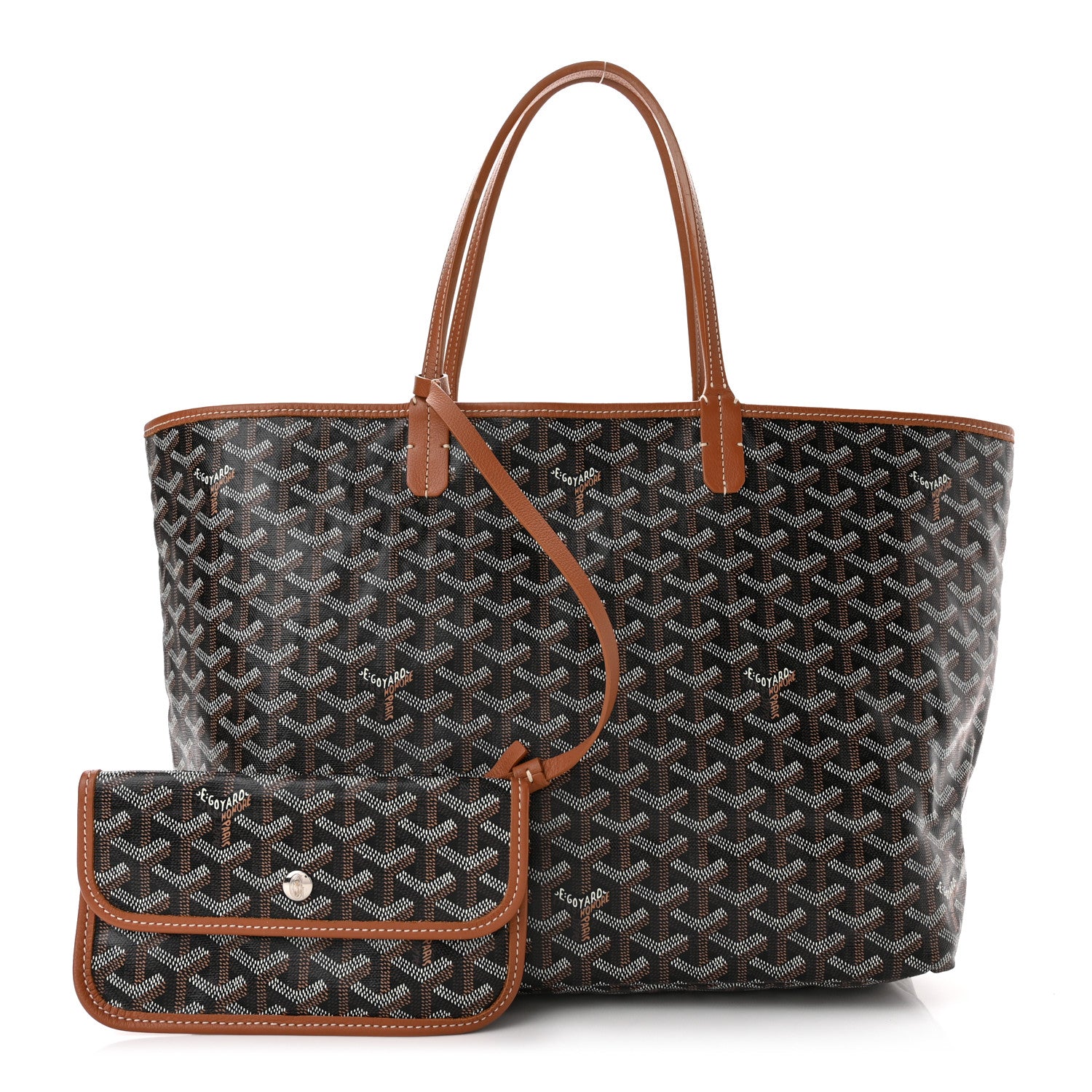 Goyard Goyardine Saint Louis PM Black Gold 1 of 9