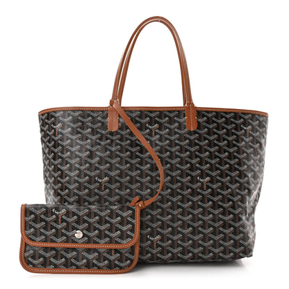 Goyard Goyardine Saint Louis PM Black Gold 1 of 9