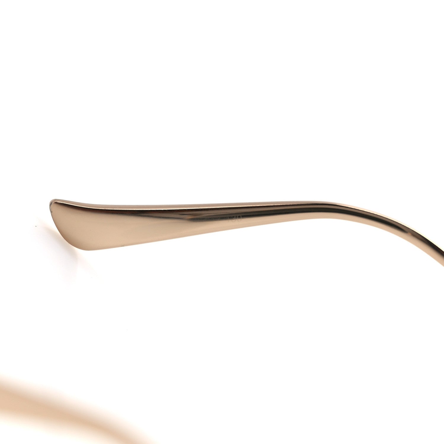 Gucci Metal Oversized Round Frame GG0225S Sunglasses Gold 7 of 8