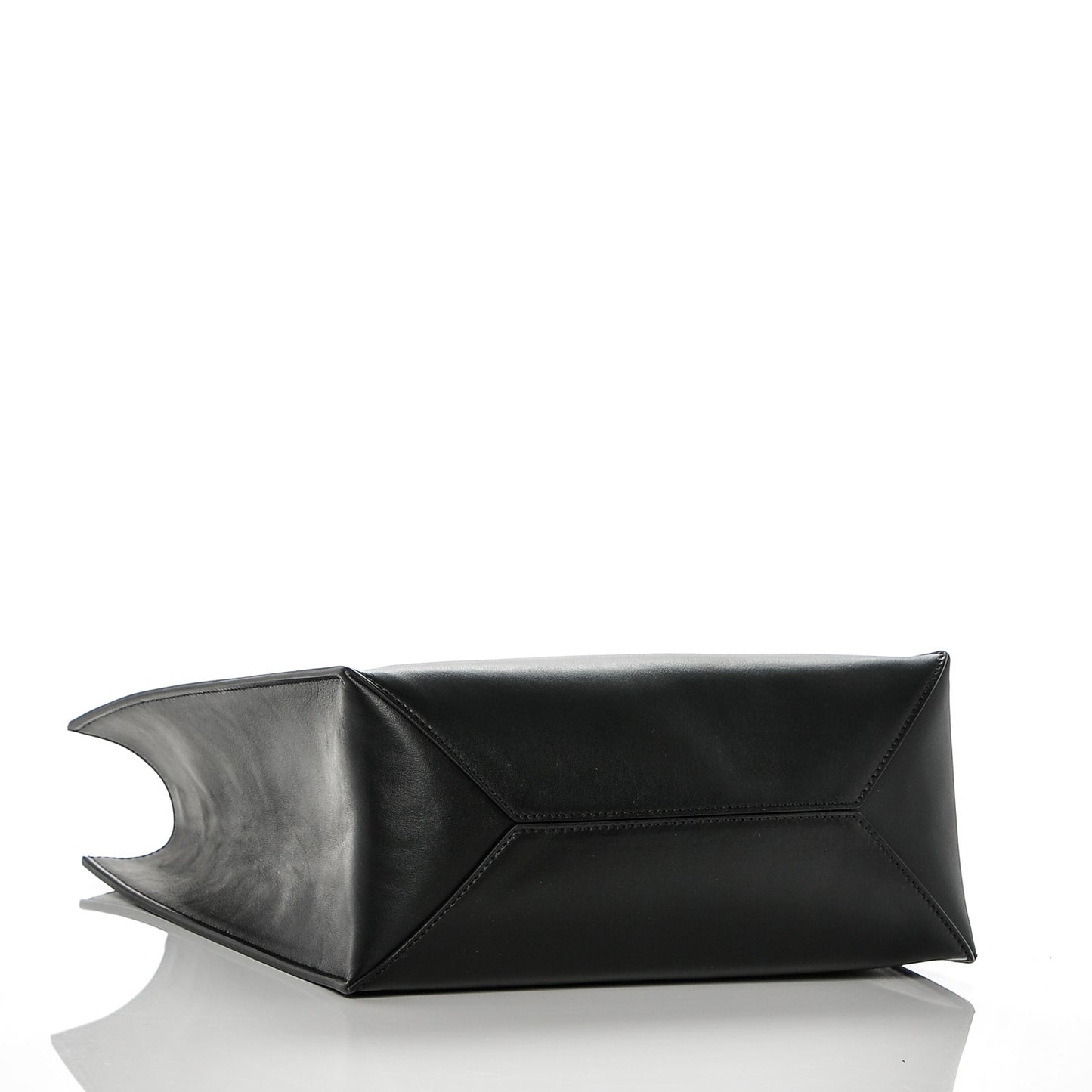 Calfskin Stargate Shopper Tote Black
