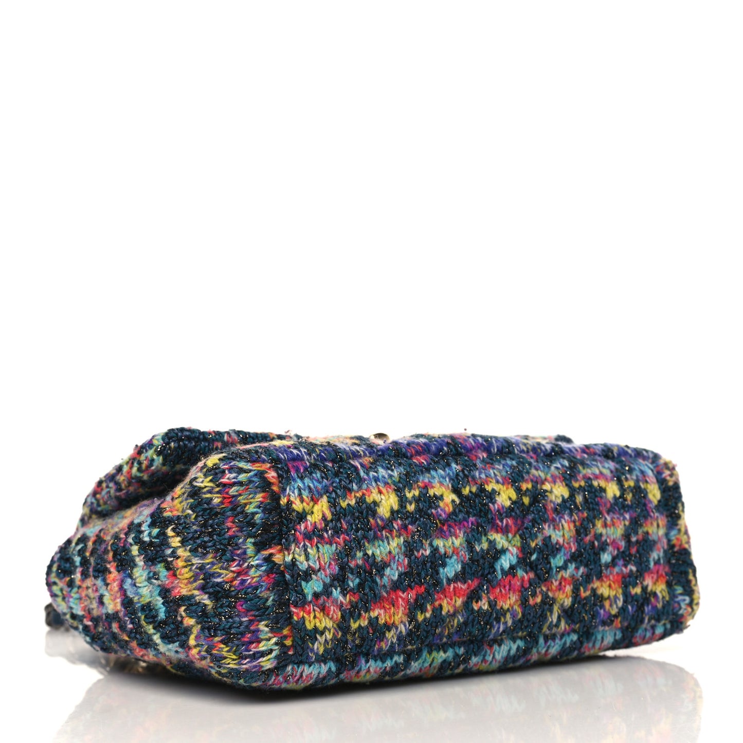 Tweed Quilted Medium Chanel 19 Flap Dark Multicolor