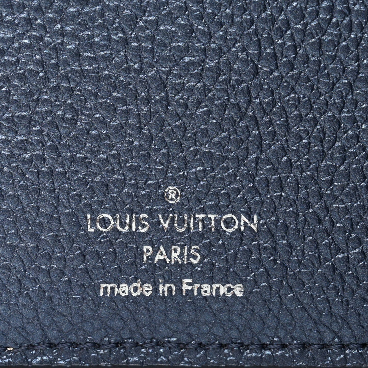 Metallic Empreinte Clea Wallet Navy Nacre