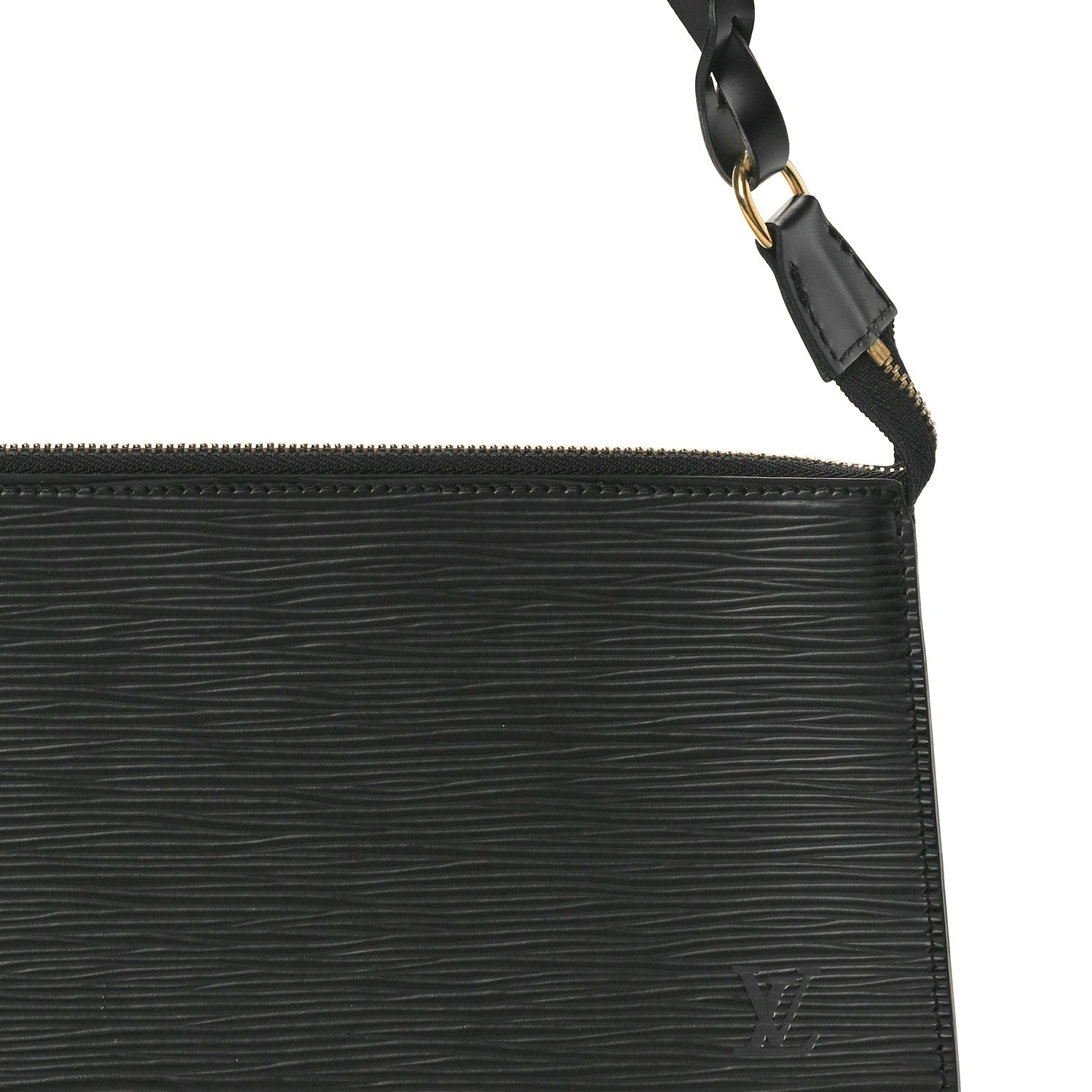 Louis Vuitton Epi Pochette Accessories 24 Black 8 of 10
