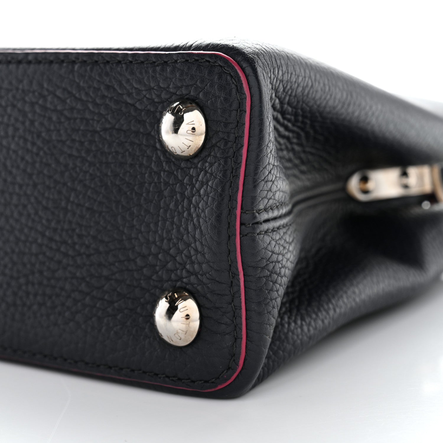 Louis Vuitton Taurillon Capucines BB Cobalt Fuchsia 10 of 12