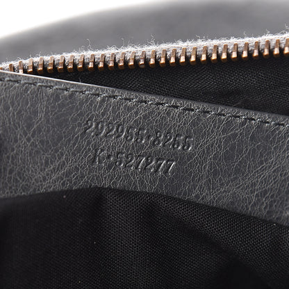 Balenciaga Agneau Classic Hardware Flat Handle Clutch Gris Tarmac 7 of 10