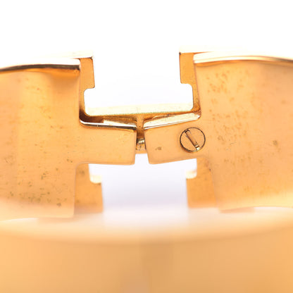 Hermes Enamel Clic Clac H Wide Bracelet PM Aigue Marine 5 of 9