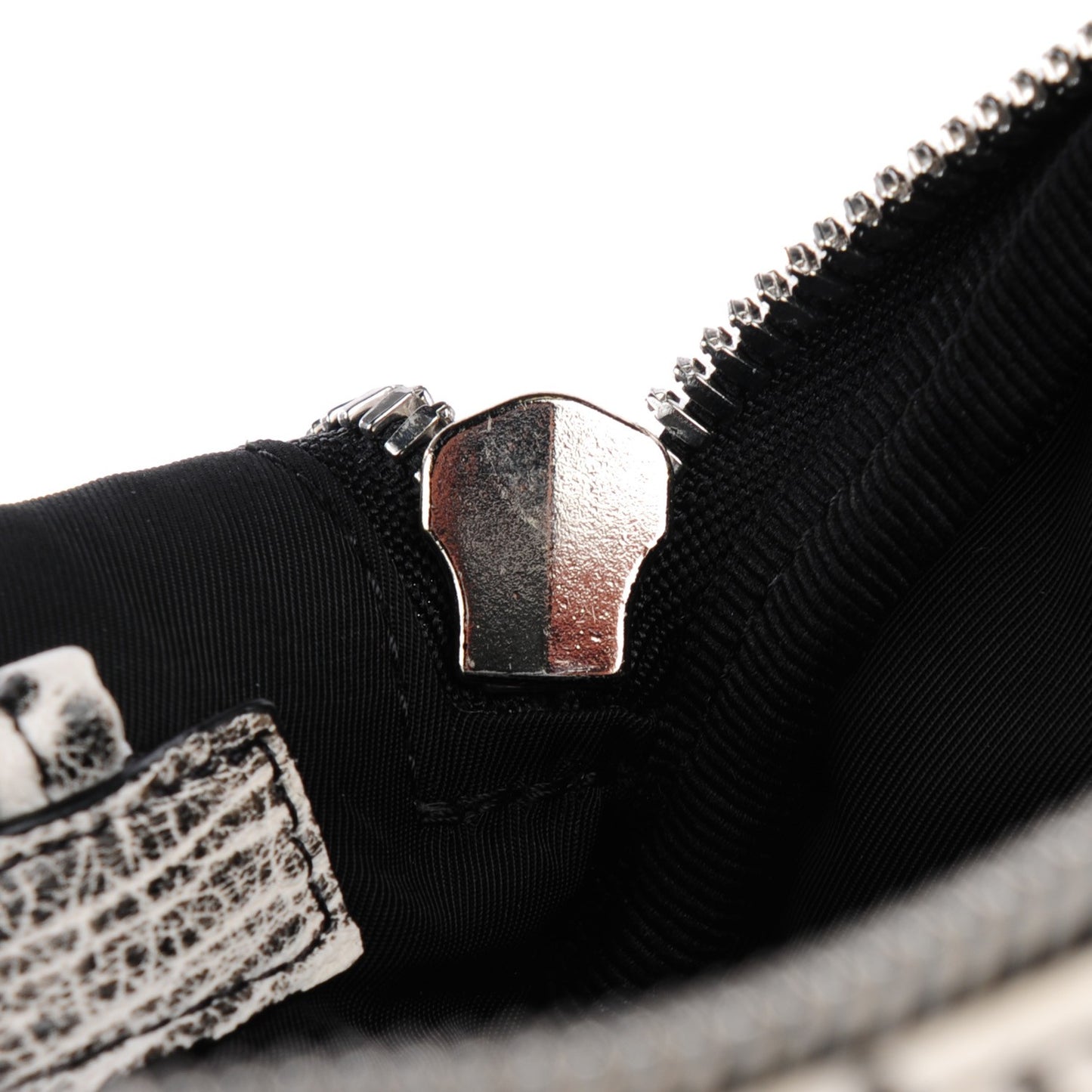 Pebbled Lambskin Rockie Dumbo Silver