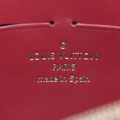 Louis Vuitton Damier Ebene Vavin Chain Wallet Red 5 of 7