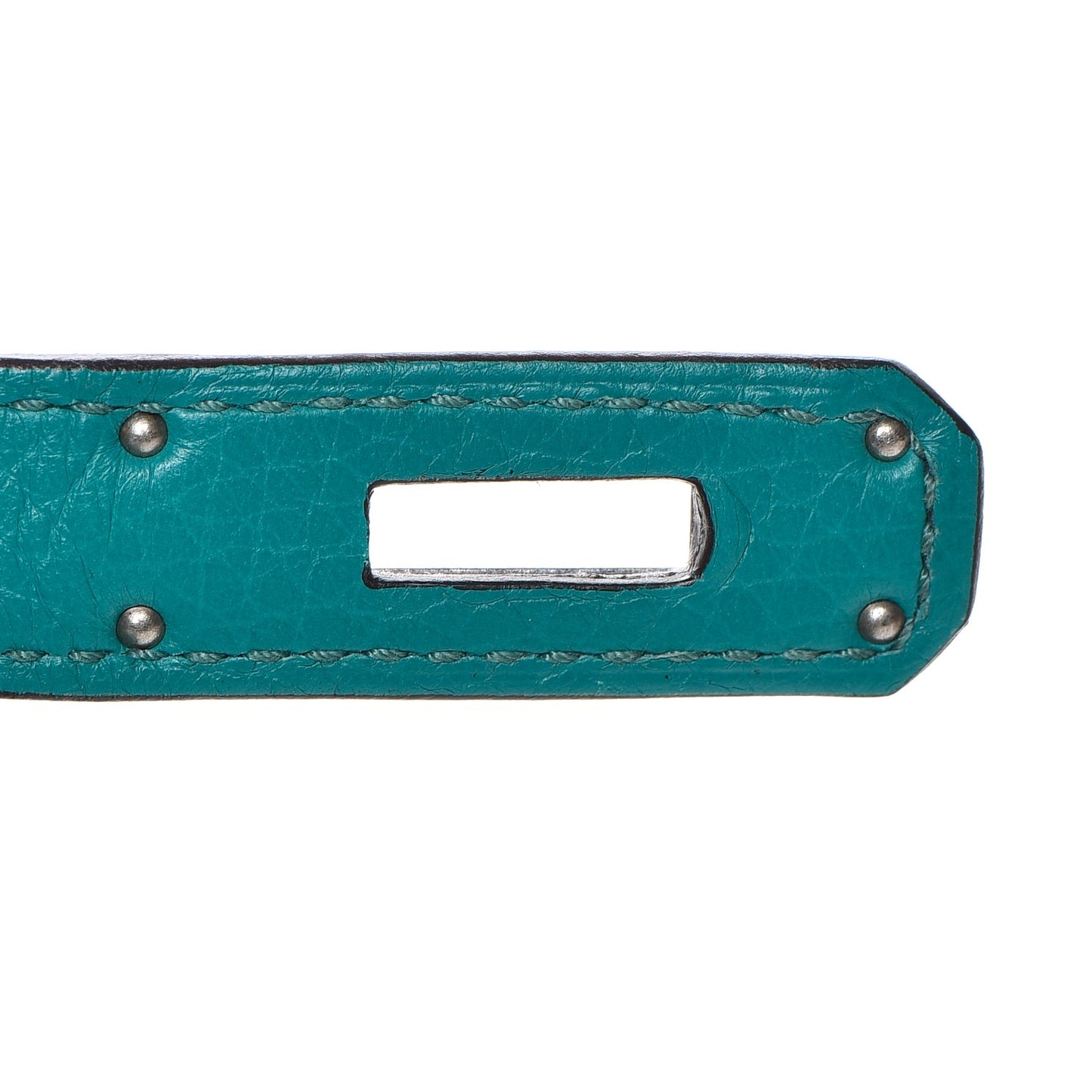 Taurillon Clemence Birkin 35 Bleu Paon