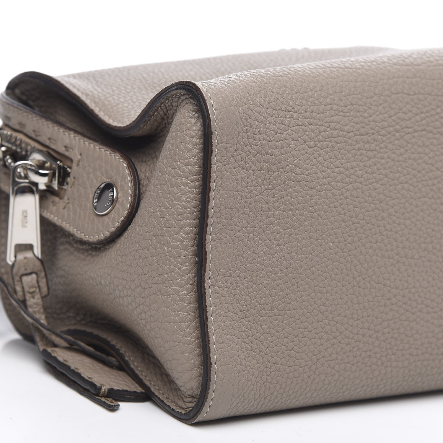 Fendi Cuoio Romano Selleria Lei Boston Tote Corda 9 of 10
