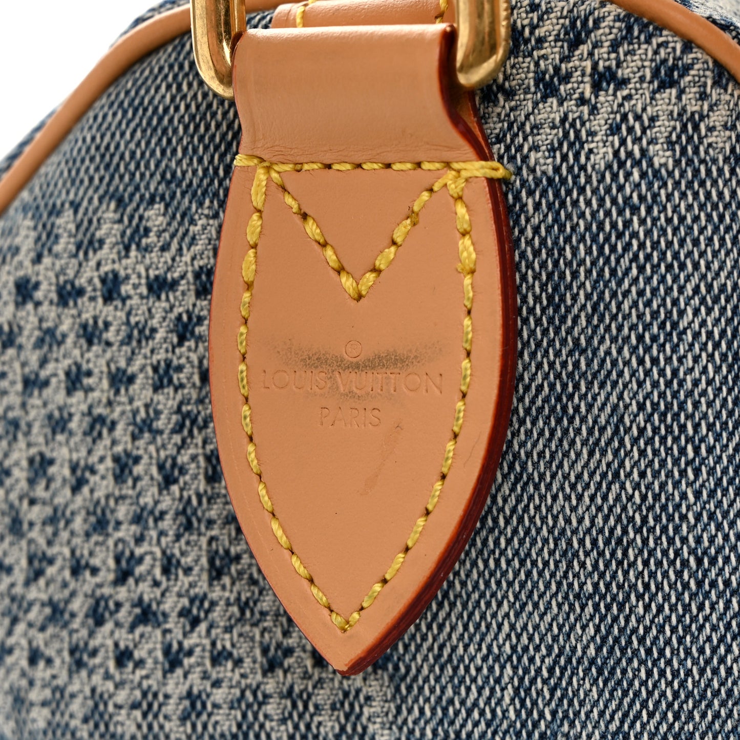 Damier Denim 3D Speedy Bandouliere 25 Bleu