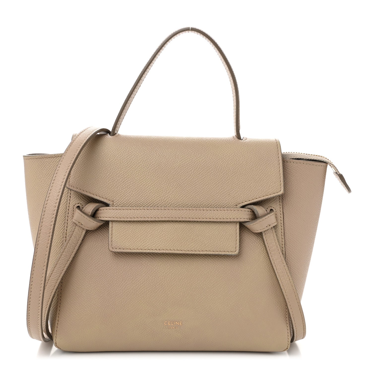 Celine Grained Calfskin Nano Belt Bag Light Taupe 1 of 11