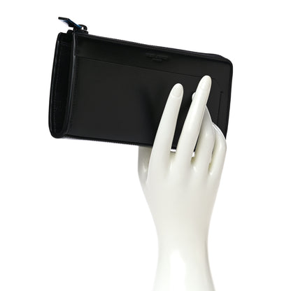 Saint Laurent Calfskin Fragment Zip Around Wallet Black 2 of 10