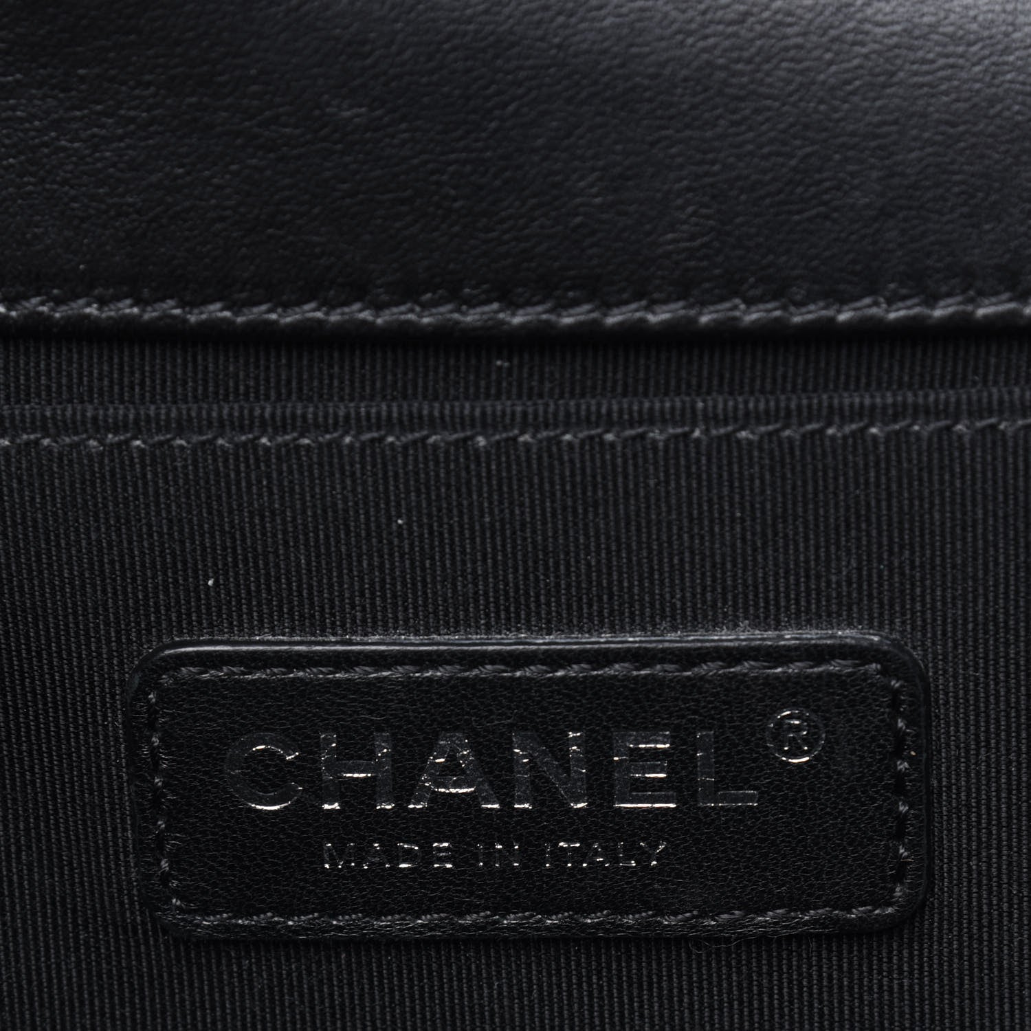Chanel Lambskin Quilted Medium Boy Flap Black 5 of 15