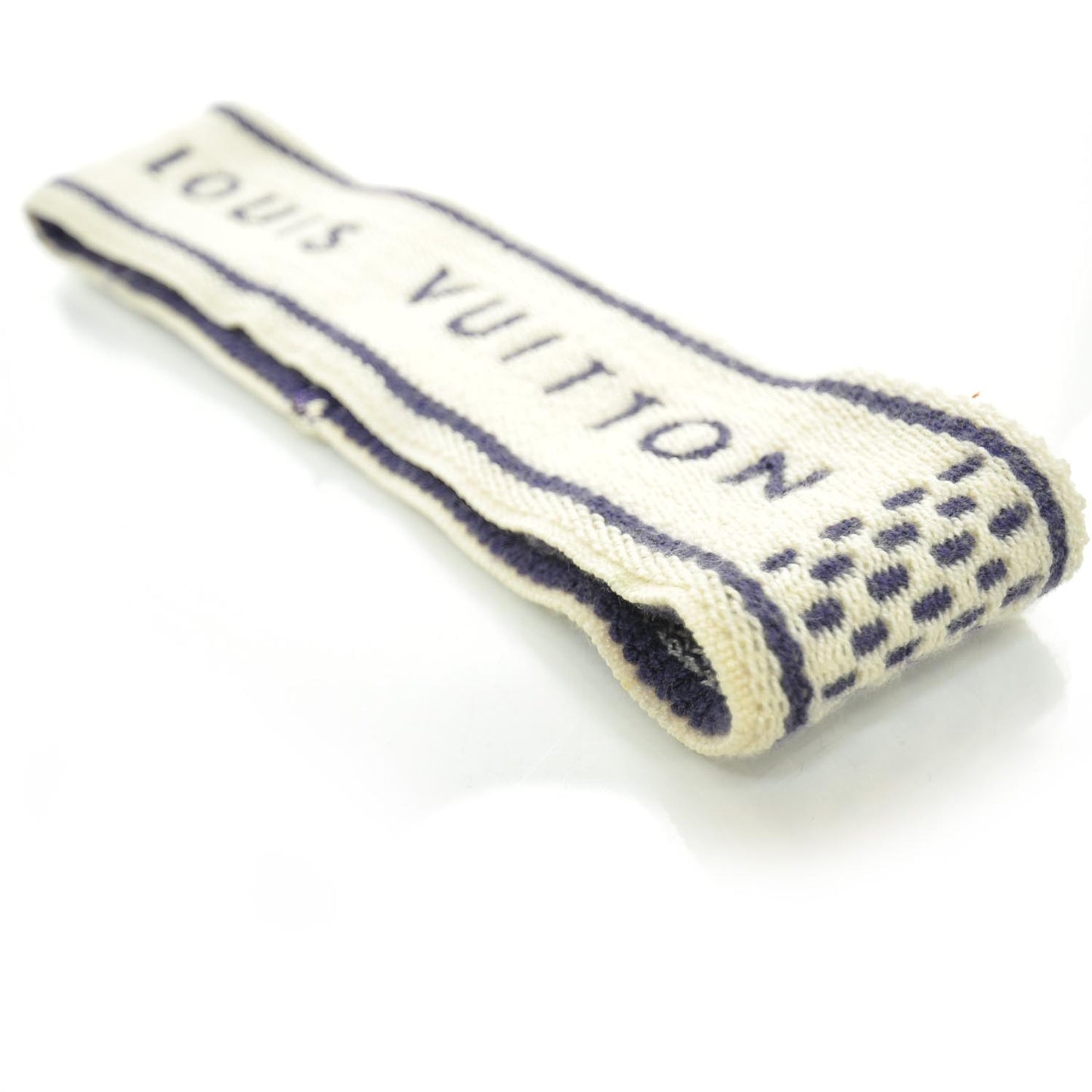 Cotton Damier Azur Gym Head Sweat Band