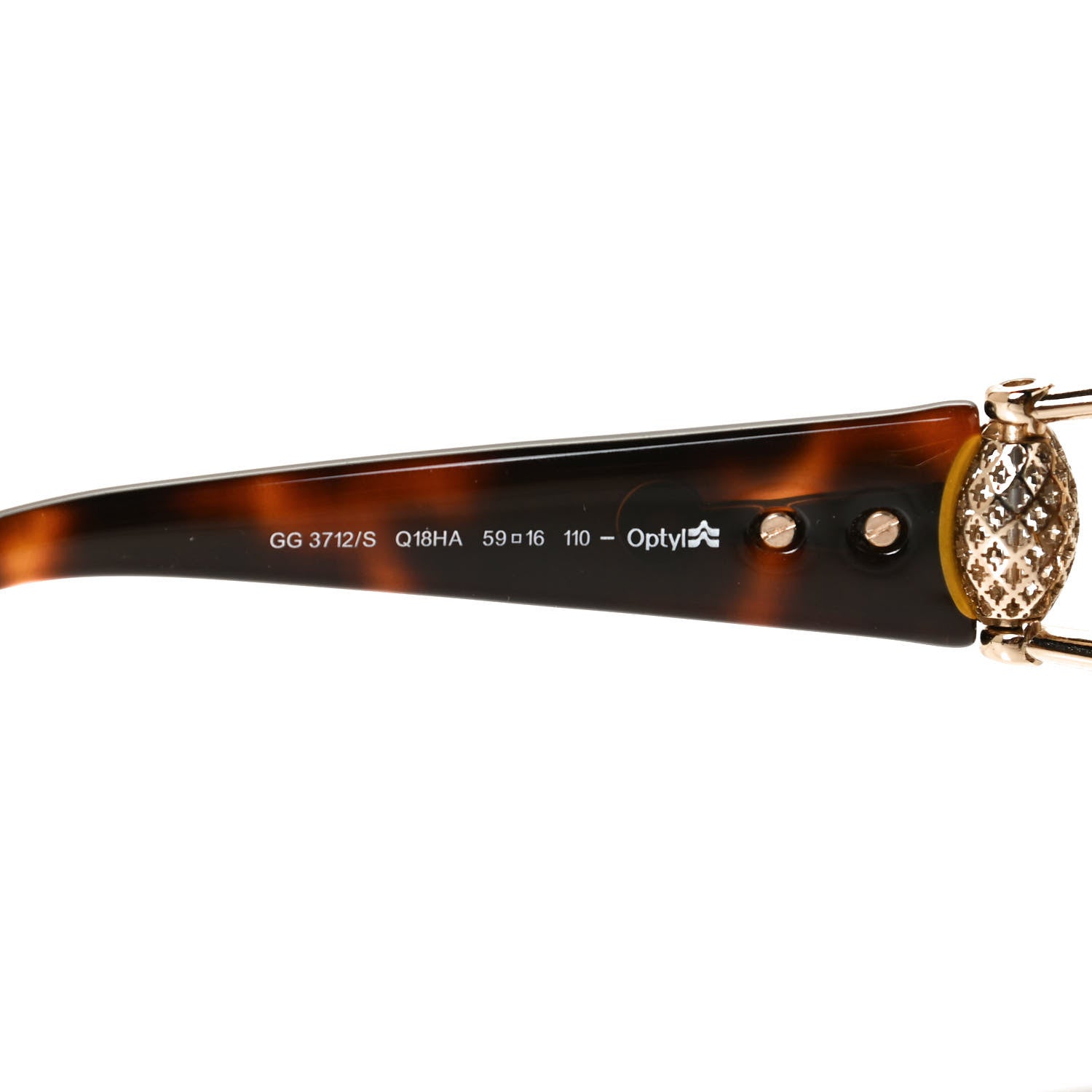 Gucci Acetate Sunglasses GG3712S Havana 5 of 9
