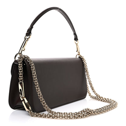 Valentino Garavani Calfskin Enamel Vlogo Loco Shoulder Bag Fondant 3 of 10