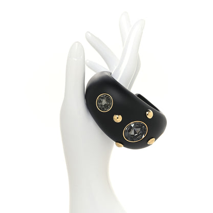 Louis Vuitton Resin Crystal Over The Rainbow Cuff Black 2 of 4