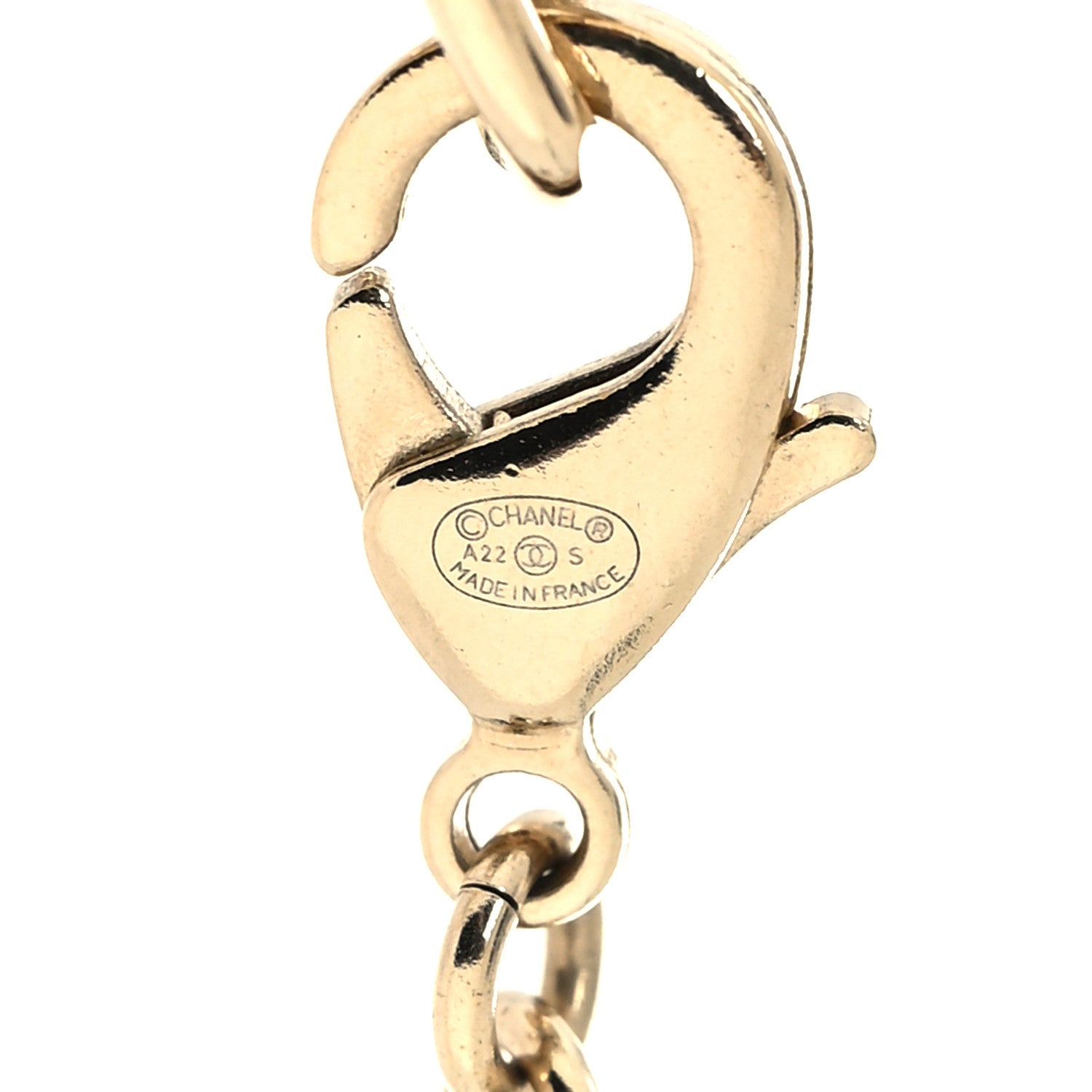 Chanel Resin Crystal CC No 5 Perfume Bottle Necklace 5 of 5