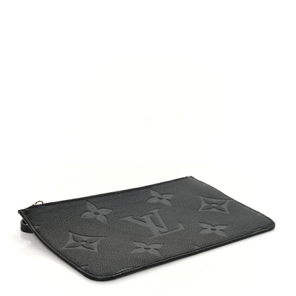 Louis Vuitton Empreinte Monogram Giant Neverfull MM Pochette Black 4 of 7