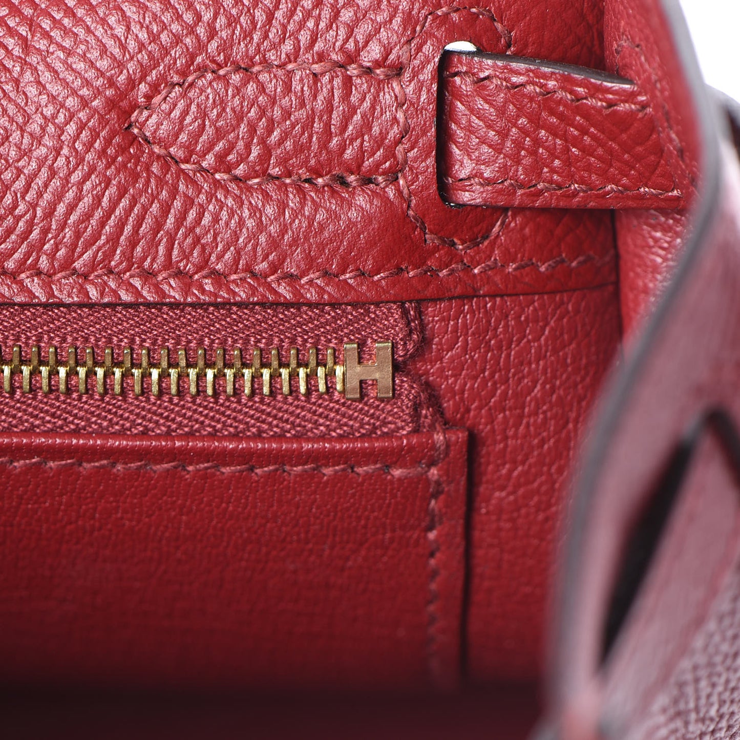 Epsom Kelly Sellier 25 Rouge Grenat