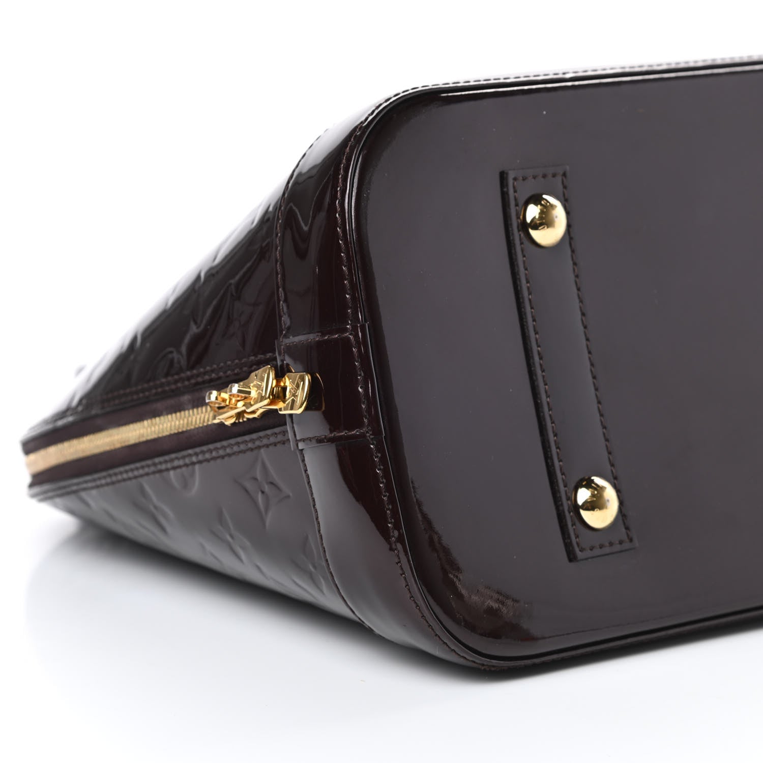 Louis Vuitton Vernis Alma MM Amarante 8 of 10