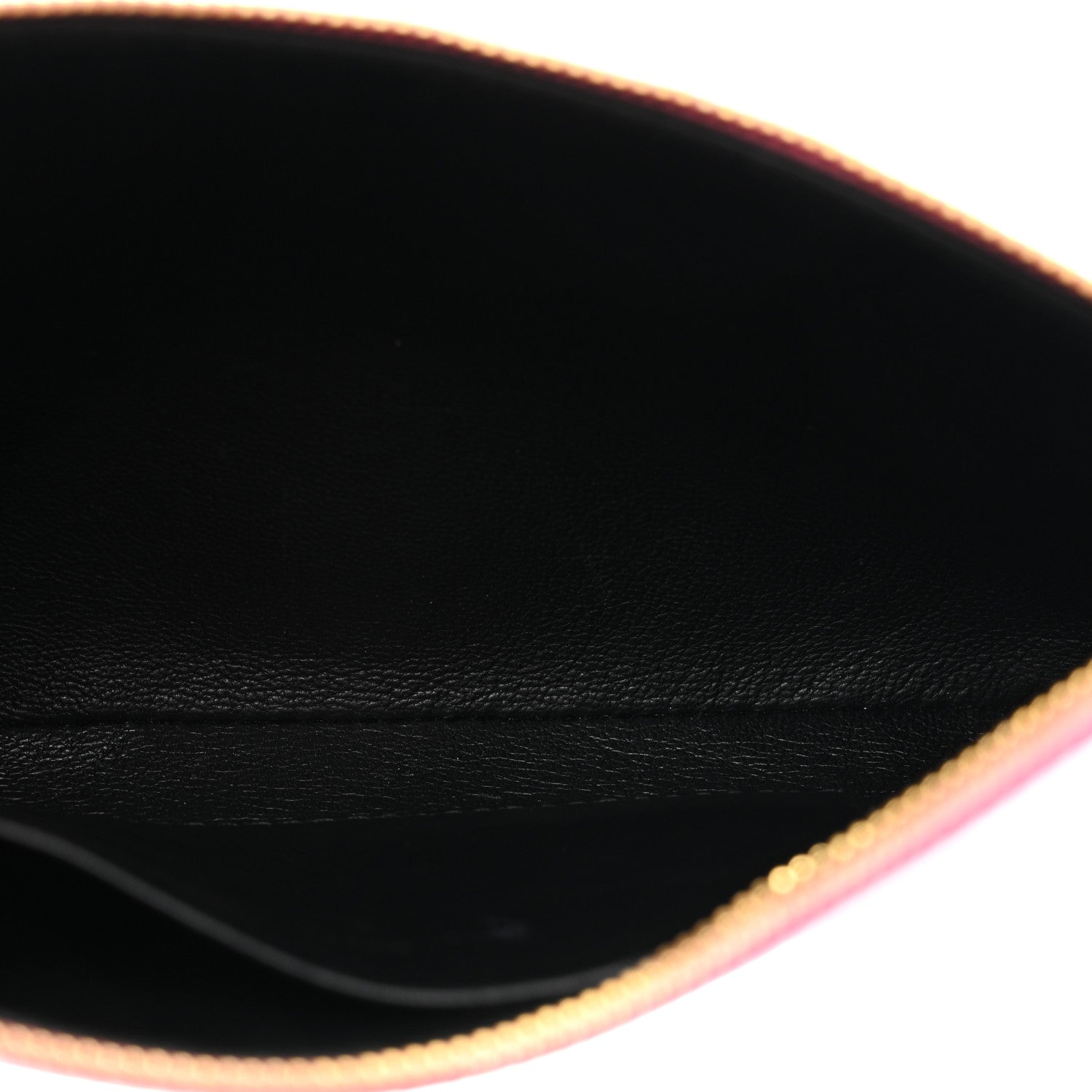 Balenciaga Calfskin Logo Large Zip Pouch Acid Pink 5 of 6