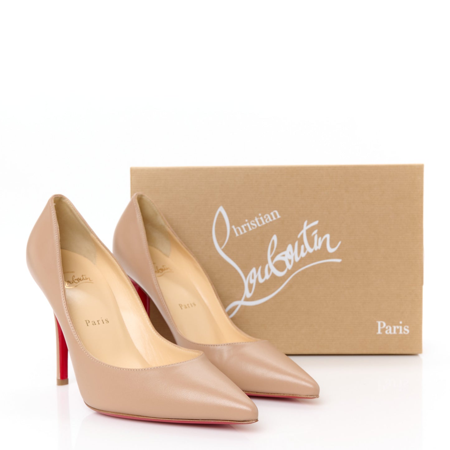Nappa Apostrophy 100 Pumps 38.5 Nude