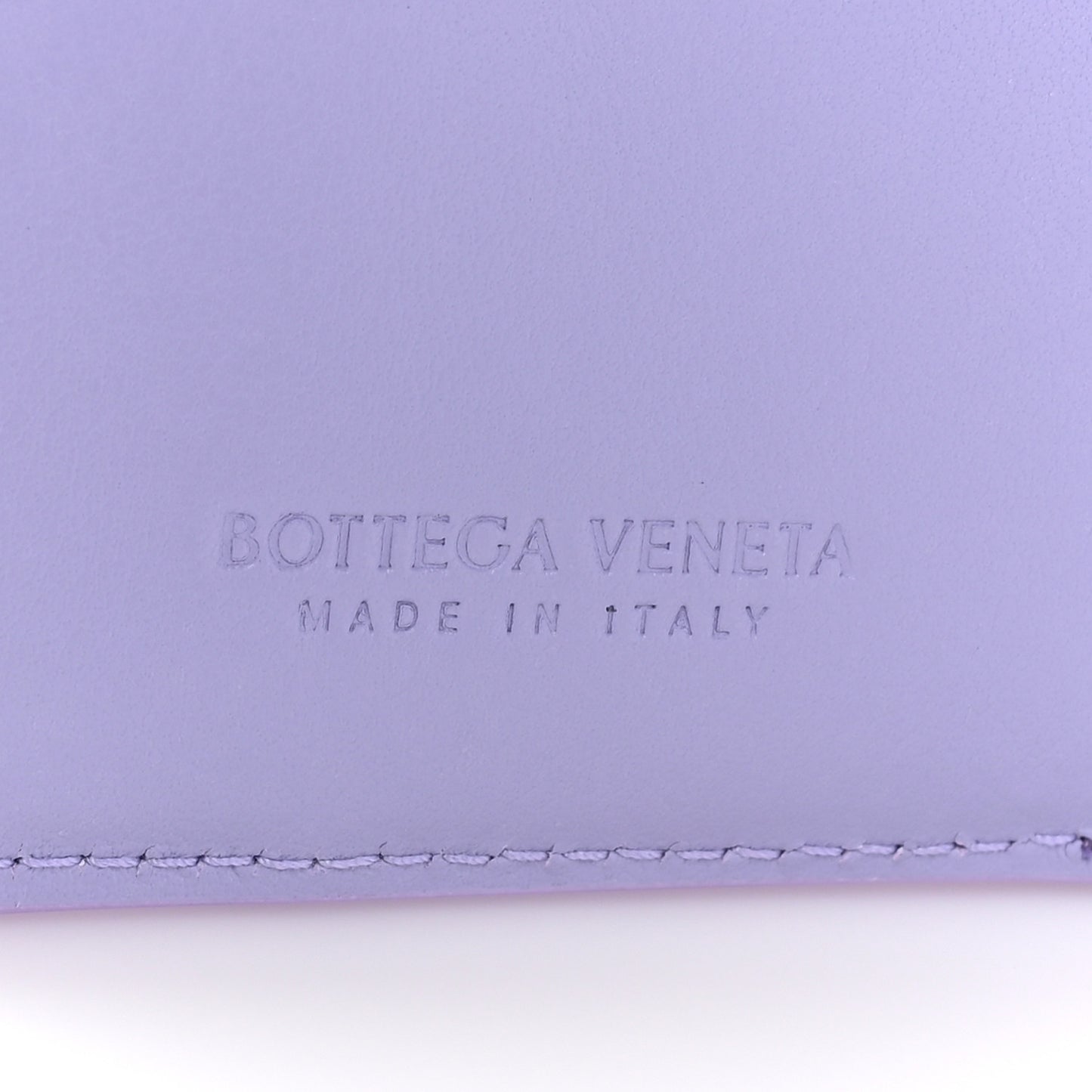 Nappa Maxi Intrecciato Trifold Zip Wallet Wisteria