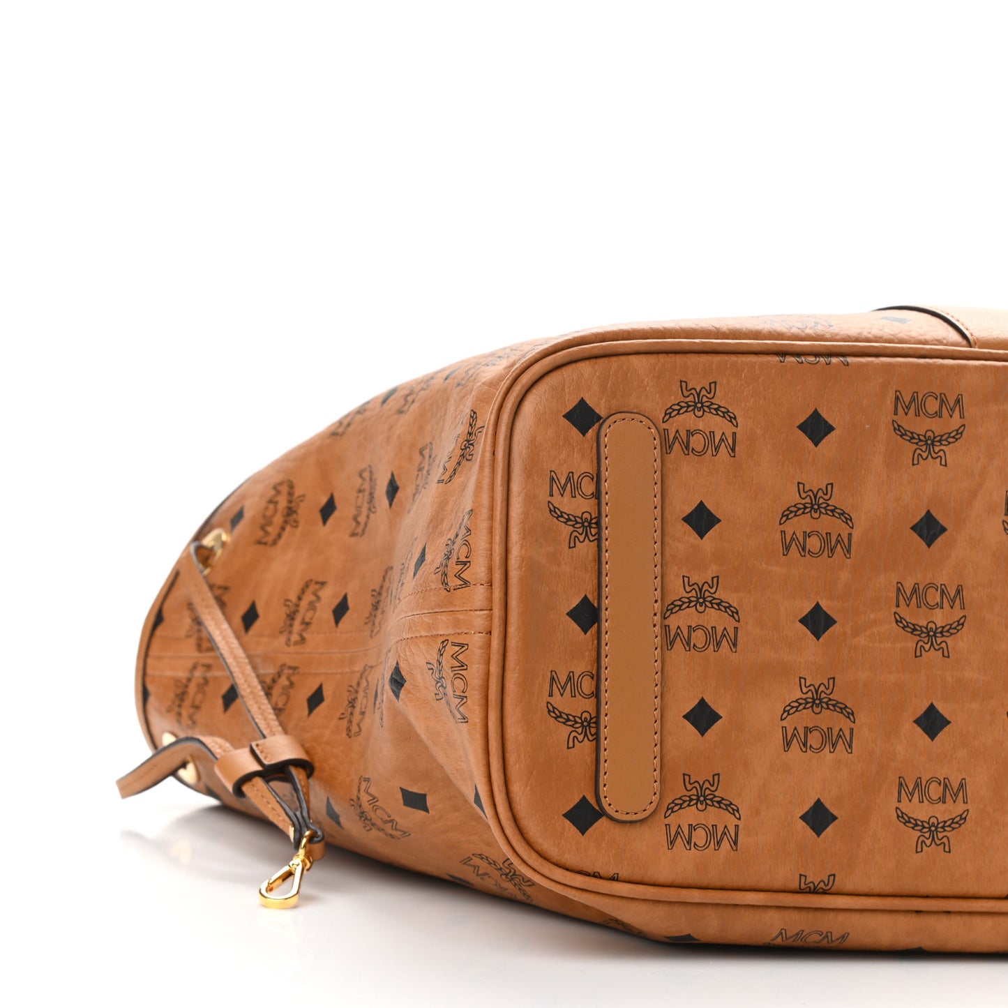 Visetos Medium Liz Reversible Shopper Tote Cognac
