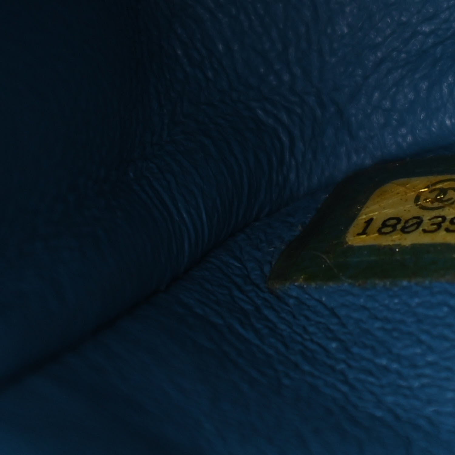 Chanel Iridescent Caviar Quilted Medium Double Flap Blue 6 of 9