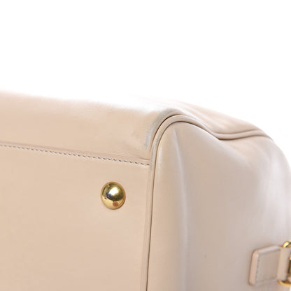 Saint Laurent Calfskin Classic Duffle 6 Beige 10 of 21