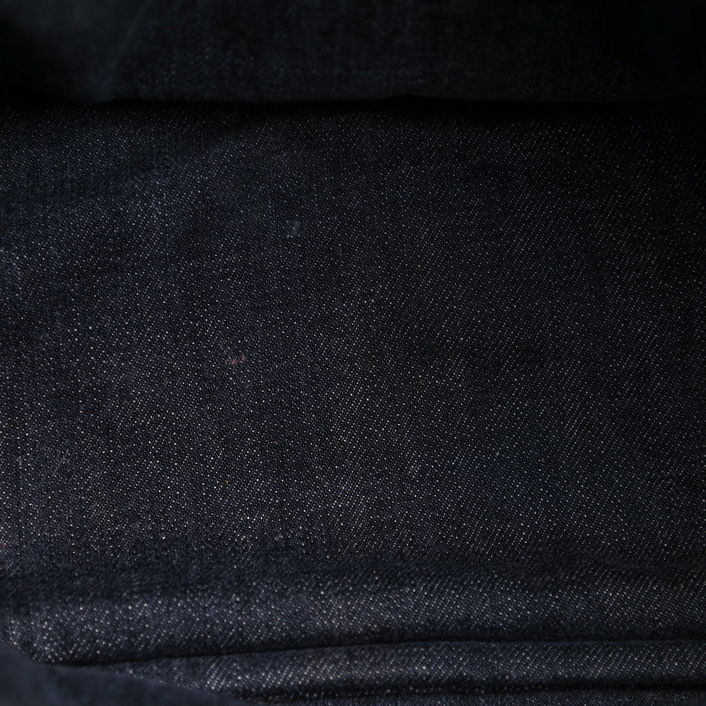 Denim Small Logo Tote Black