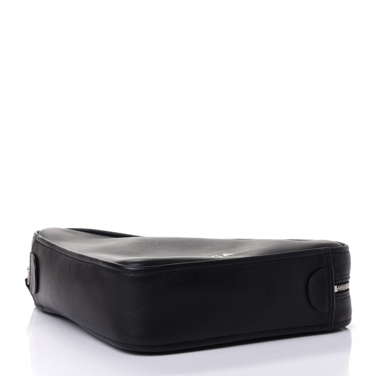 Calfskin Triangle Crossbody XS Black