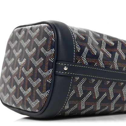 Goyard Goyardine Petit Flot Mini Bucket Bag Navy Blue 10 of 10