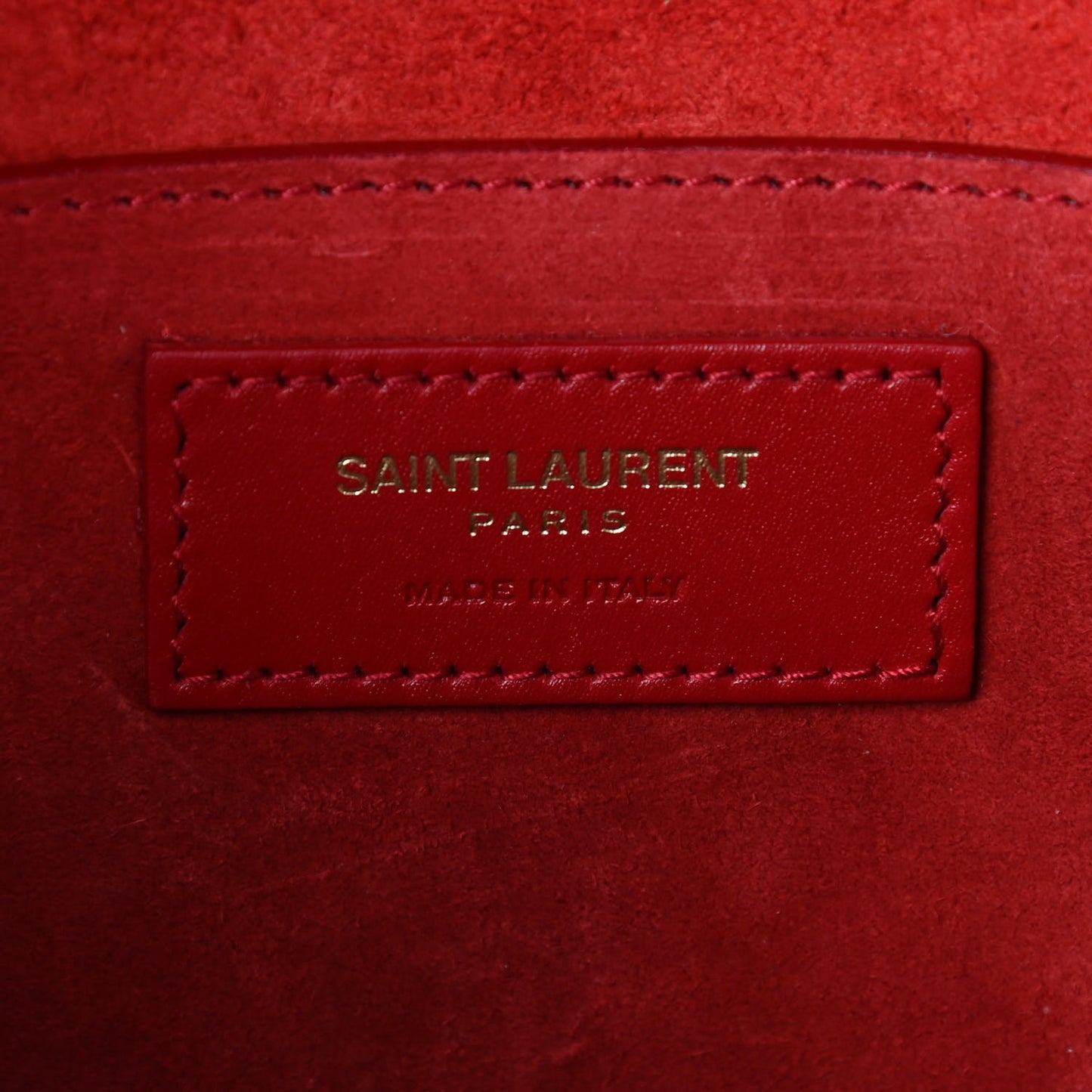 Calfskin Betty Messenger Red