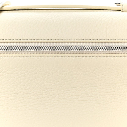 Loro Piana Grained Calfskin L19 Extra Pocket Pouch Whisper White 7 of 9