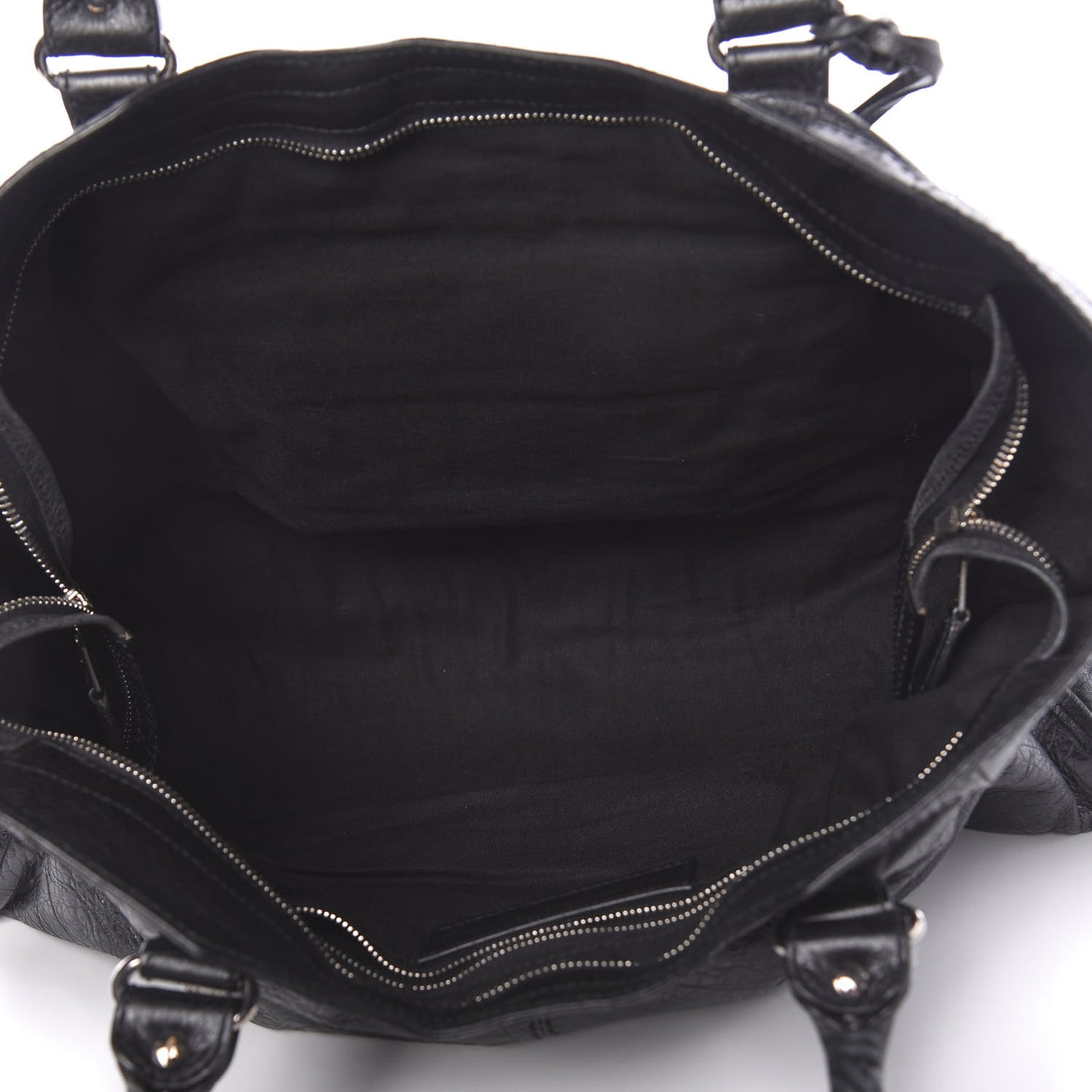 Agneau Giant 12 Silver Hardware Part Time Black