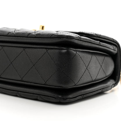 Chanel Caviar Quilted Coco First Flap Black 10 of 11