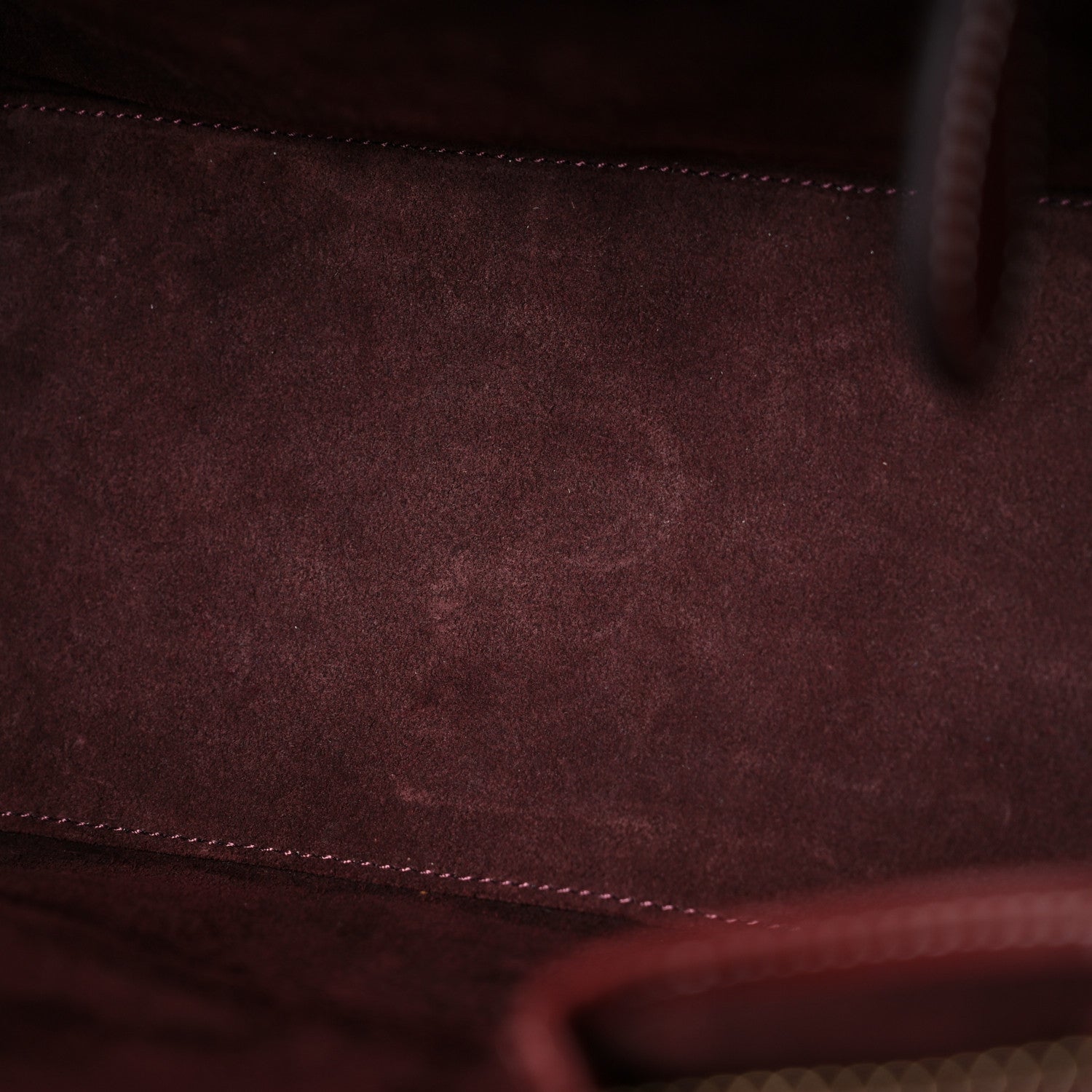 Celine Smooth Calfskin Micro Luggage Burgundy 10 of 17