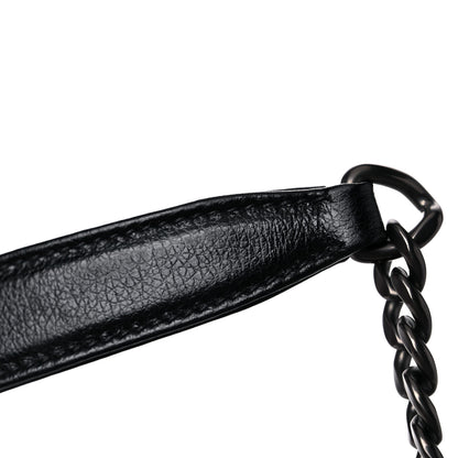 Prada Glace Calfskin Studded Crossbody Black 18 of 18