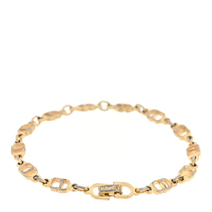 Christian Dior Metal CD Chain Bracelet Gold 2 of 3