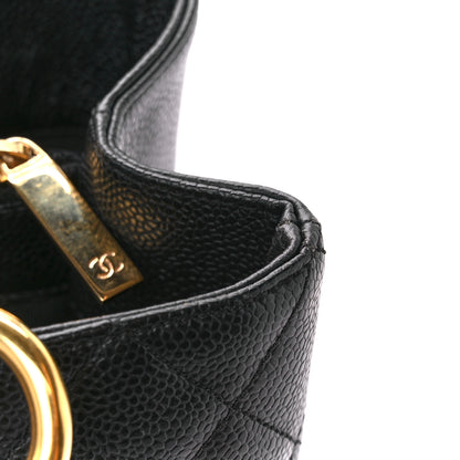 Chanel Caviar Quilted Grand Shopping Tote GST Black 13 of 14