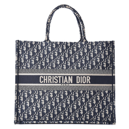 Christian Dior Oblique Book Tote Blue Multicolor 1 of 9