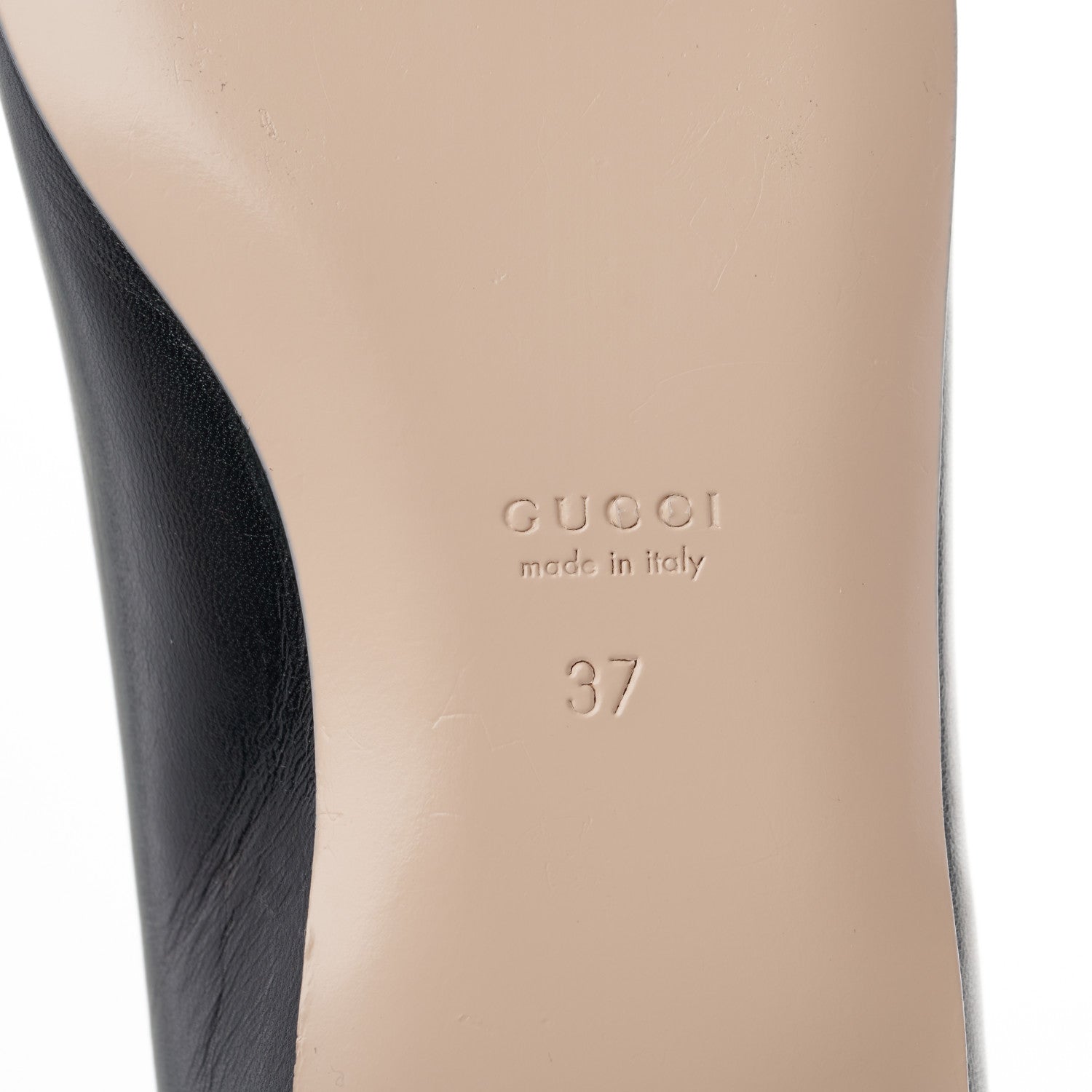 Gucci Malaga Kid Crystal Square G Madelyn Ballet Flats 37 Black 7 of 9