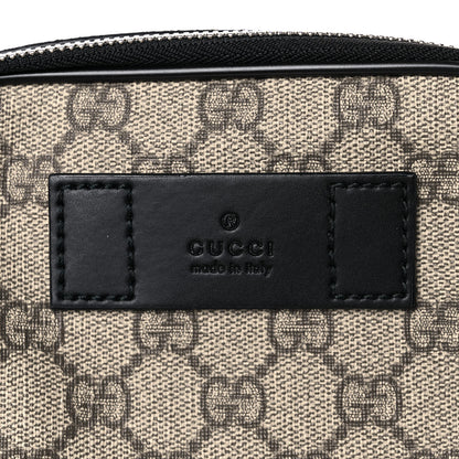 Gucci GG Supreme Monogram Web Belt Bag Black 10 of 16