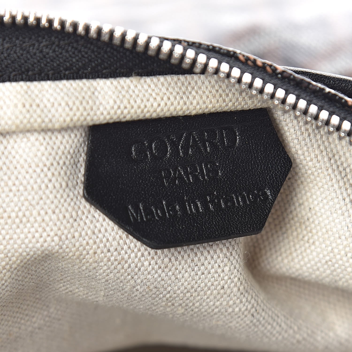 Goyard Goyardine Fidji Zip Hobo Black 6 of 12
