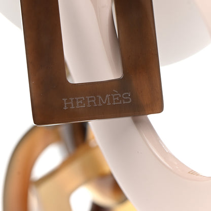 Hermes Lacquered Wood Buffalo Horn Duncan Necklace 5 of 5