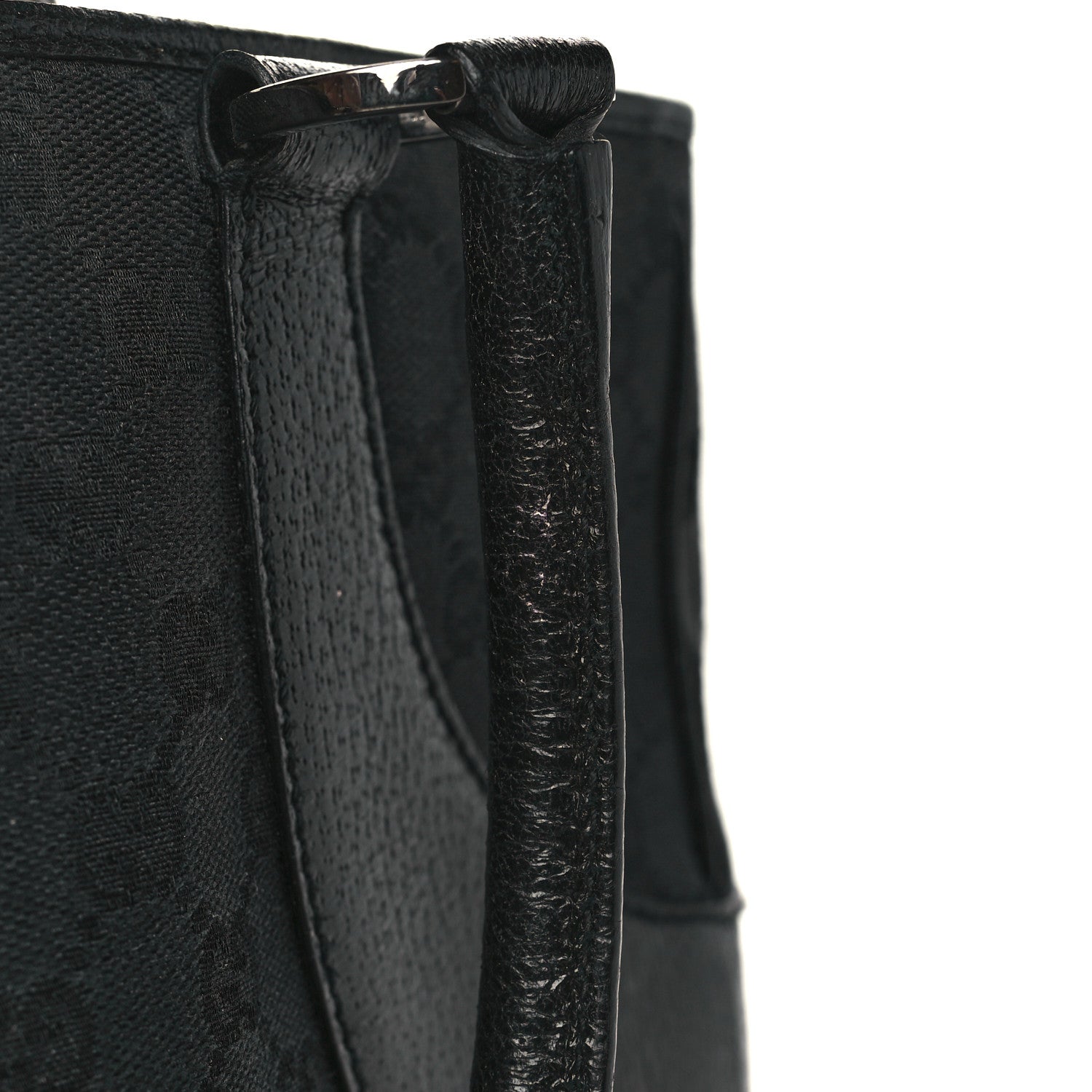 Gucci Monogram Shoulder Bag Black 10 of 11